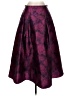 Sachin + Babi 100% Polyester Floral Purple Formal Skirt Size 4 - photo 1