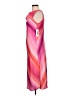DKNY 100% Polyester Tie-dye Pink Casual Dress Size 10 (petite) - photo 5