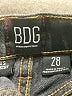 BDG Chevron-herringbone Black Jeans Size 28 waist - photo 7