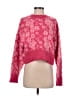 Zara Floral Pink Pullover Sweater Size S - photo 1