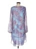 BCBGMAXAZRIA 100% Polyester Paisley Floral Blue Cocktail Dress Size M - photo 2