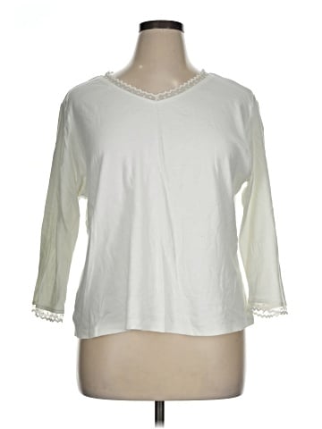 Coldwater Creek 3/4 Sleeve Top (view 1)