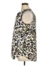 CAbi 100% Polyester Animal Print Ivory Sleeveless Blouse Size XL - photo 5