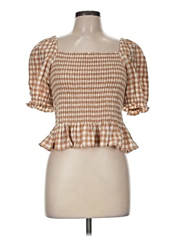 J.Crew Factory Store Short Sleeve Blouse (view 1)
