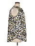 CAbi 100% Polyester Animal Print Ivory Sleeveless Blouse Size XL - photo 4