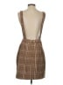 Lulus 100% Polyester Plaid Brown Casual Dress Size S - photo 2