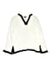 Lands' End Ivory Long Sleeve Top Size 10-12 - photo 1