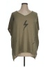 Three Bird Nest 100% Polyester Green Poncho Size XL - photo 1