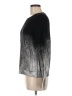 j. society 100% Cotton Metallic Silver Pullover Sweater Size M - photo 5