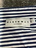 Harshman 100% Cotton Blue 3/4 Sleeve Button-Down Shirt Size S - photo 7