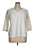 Coldwater Creek Ivory 3/4 Sleeve Top Size 1X - photo 1