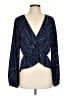 BCBGeneration 100% Polyester Blue Long Sleeve T-Shirt Size S - photo 1