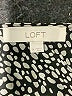 Ann Taylor LOFT 100% Polyester Black Long Sleeve Blouse Size M - photo 7