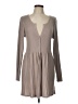Dialogue Tan Silk Cardigan Size L - photo 1