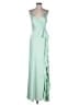 Mac Duggal 100% Polyester Green Cocktail Dress Size 4 - photo 1