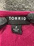 Torrid 100% Rayon Burgundy Long Sleeve Blouse Size 2X Plus (2) - photo 7
