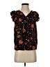 Old Navy 100% Rayon Black Short Sleeve Blouse Size XS - photo 1