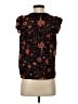 Old Navy 100% Rayon Black Short Sleeve Blouse Size XS - photo 2