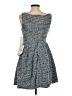 Taylor Tweed Blue Casual Dress Size 0 - photo 2