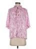 Bishop + Young 100% Polyester Pink 3/4 Sleeve Blouse Size S - photo 1