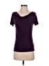 ModCloth Purple Short Sleeve Top Size XXS - photo 1