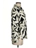 Equipment 100% Polyester Print Ivory Long Sleeve Blouse Size XS - photo 4