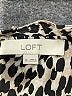 Ann Taylor LOFT 100% Polyester Brown Short Sleeve Polo Size XL - photo 7