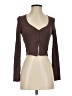 Shein Brown Long Sleeve T-Shirt Size 4 - photo 1