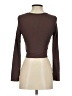 Shein Brown Long Sleeve T-Shirt Size 4 - photo 2