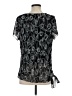 Assorted Brands 100% Polyester Black Short Sleeve Blouse Size EU (IT) 40 / US 4 - photo 2