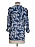 Chico's 100% Cotton Blue 3/4 Sleeve Blouse Size Sm (0) - photo 2