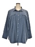 Lands' End Blue 3/4 Sleeve Blouse Size 3X - photo 1