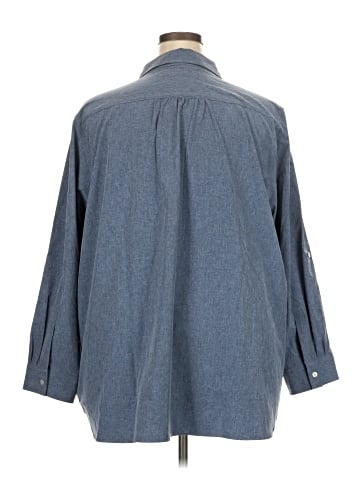 Lands' End 3/4 Sleeve Blouse (view 2)