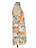 Lulus 100% Polyester Tropical Floral Blue Casual Dress Size S - photo 4