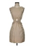 Zara Solid Tan Cocktail Dress Size S - photo 1