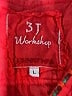 3J Workshop 100% Polyester Red 3/4 Sleeve Blouse Size L - photo 7