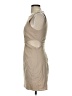 Zara Solid Tan Cocktail Dress Size S - photo 5