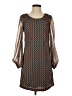 Love, Fire 100% Polyester Print Teal Casual Dress Size S - photo 1