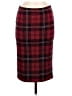 Topshop Plaid Red Casual Skirt Size 6 - photo 1