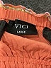 VICI 100% Cotton Plaid Orange Sleeveless Blouse Size L - photo 7