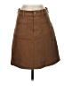 Everlane Solid Brown Casual Skirt Size 2 - photo 1
