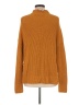Max Studio 100% Cotton Solid Orange Turtleneck Sweater Size M - photo 2