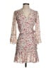 Veronica Beard 100% Silk Floral Ivory Cocktail Dress Size 0 - photo 1
