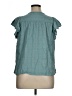 Max Studio Teal Short Sleeve Blouse Size XL - photo 2