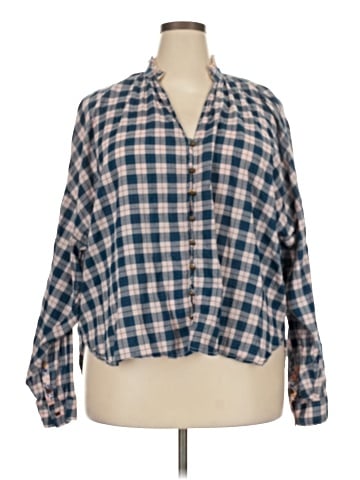 Pilcro Long Sleeve Blouse (view 1)