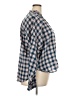 Pilcro Checkered-gingham Blue Long Sleeve Blouse Size 5X (estimated) - photo 4