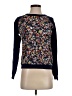 Uttam Boutique 100% Polyester Floral Blue Pullover Sweater Size 2 - 4 - photo 1