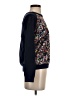 Uttam Boutique 100% Polyester Floral Blue Pullover Sweater Size 2 - 4 - photo 4