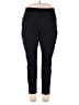 Lane Bryant Solid Black Active Pants Size 18 - photo 1