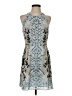 BCBGMAXAZRIA 100% Polyester Paisley Blue Cocktail Dress Size 2 - photo 1